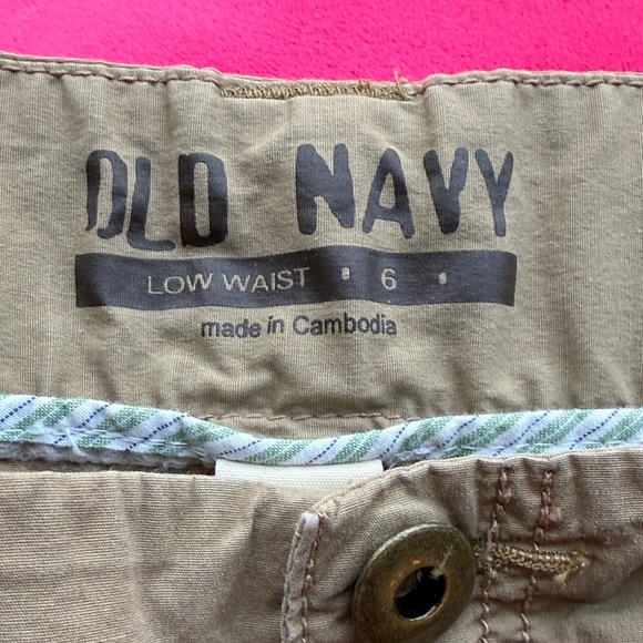 Old Navy Pants - Old Navy Tan Low Waist Pants